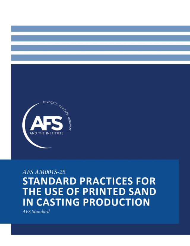 Standard Practices for Use of Printed Sand in Casting Production cover